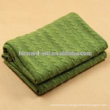 Wholesale best soft- handing knitting blanket winter cold blanket